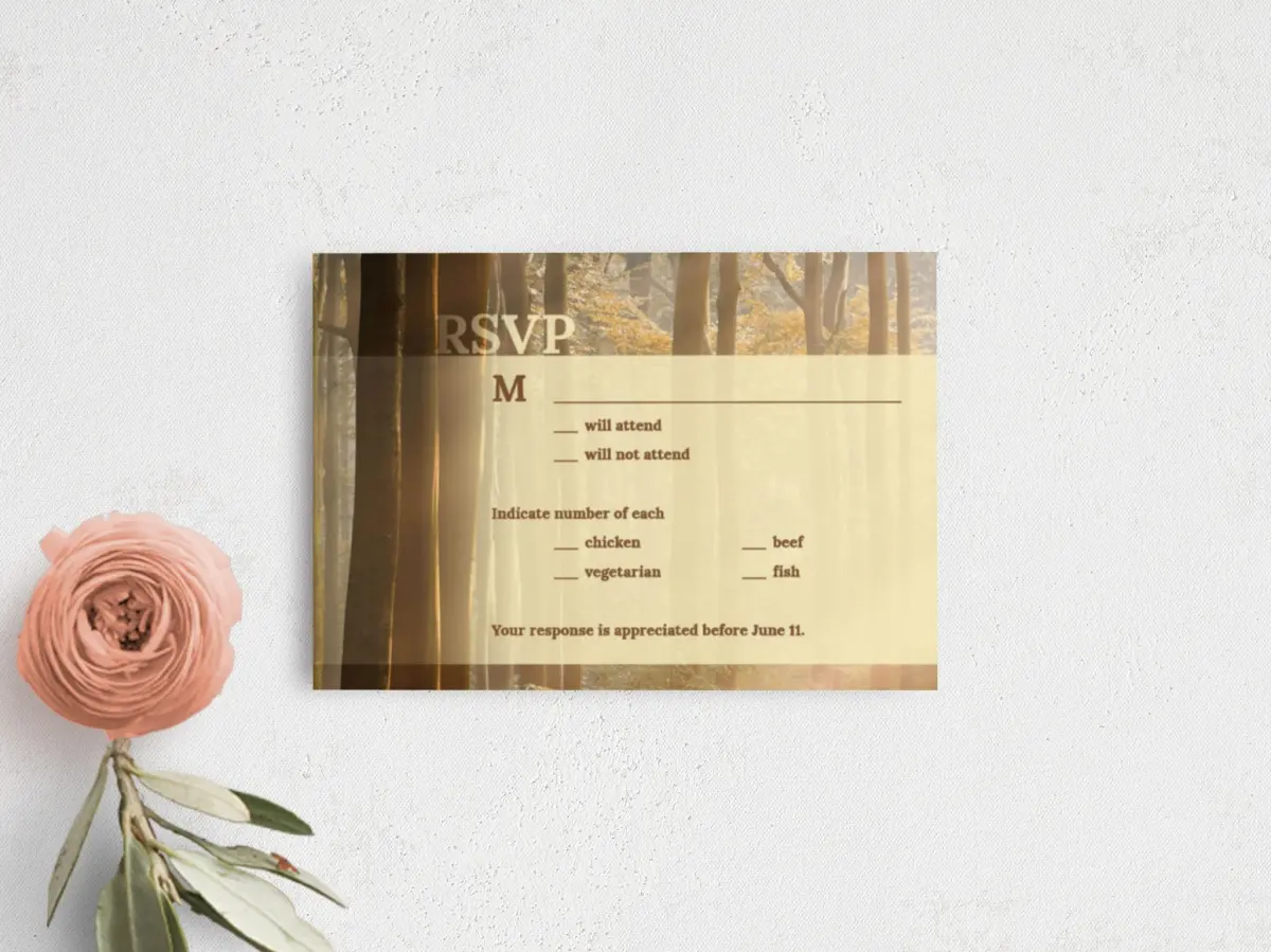 RSVP Postcard