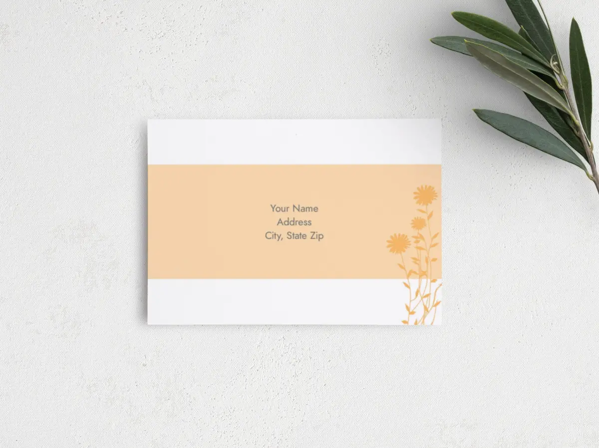 RSVP Postcard Mailing Side