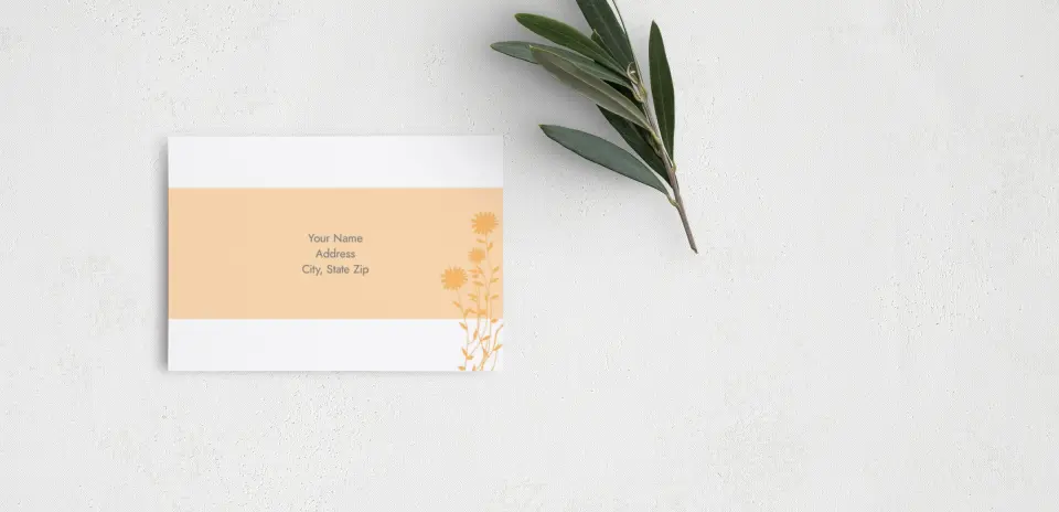 RSVP Postcard Mailing Side