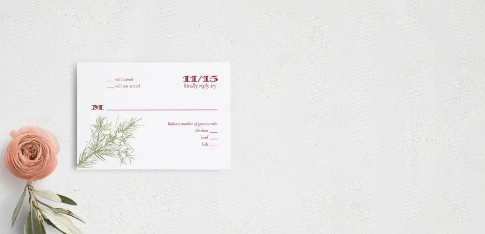 RSVP Postcard