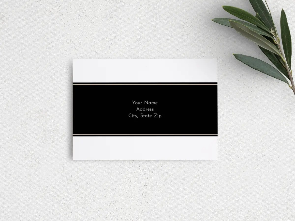 RSVP Postcard Mailing Side