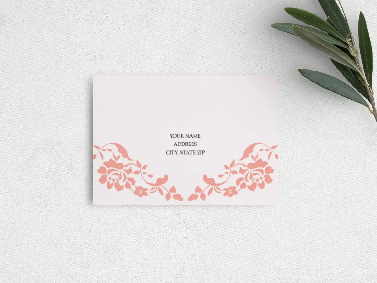 RSVP Postcard Mailing Side