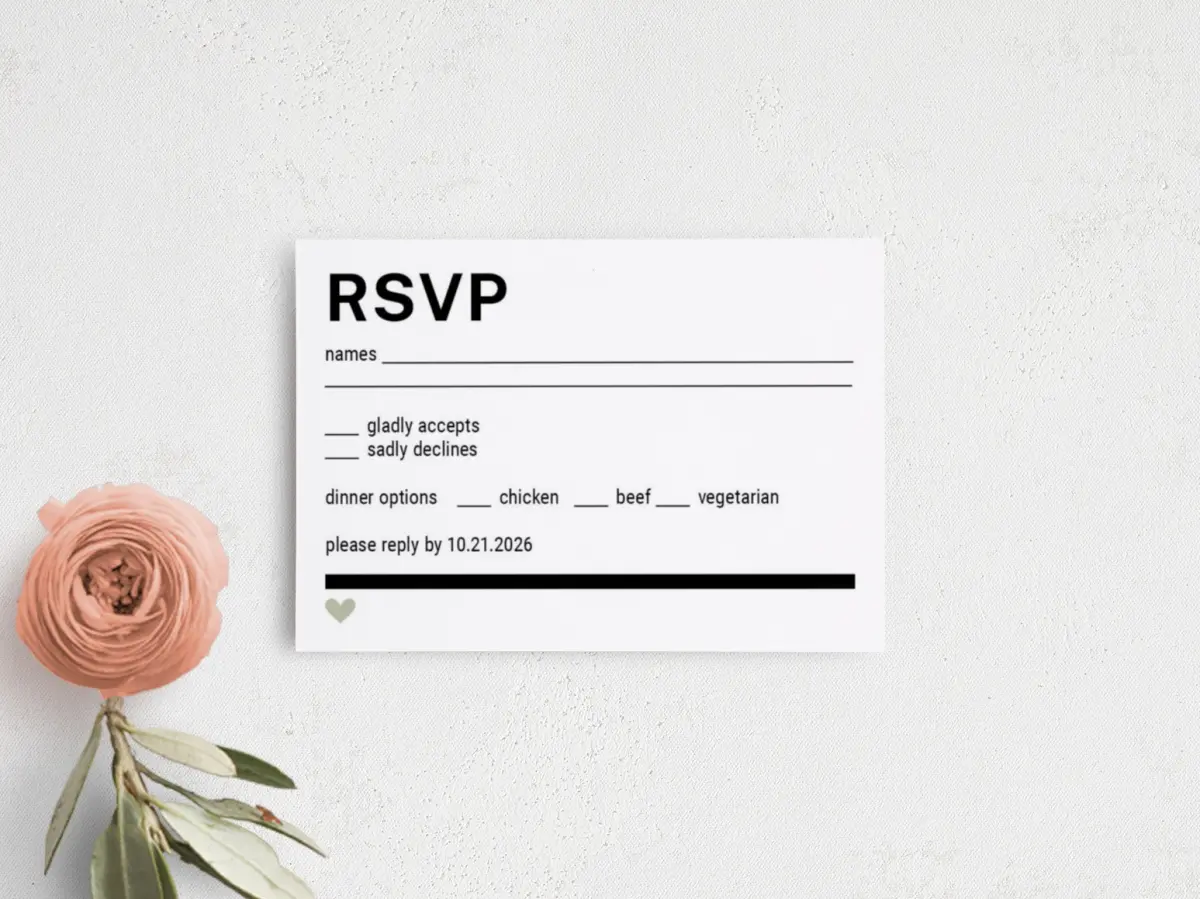 RSVP Postcard