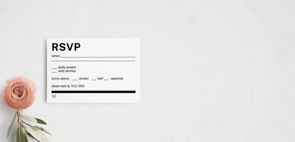 RSVP Postcard
