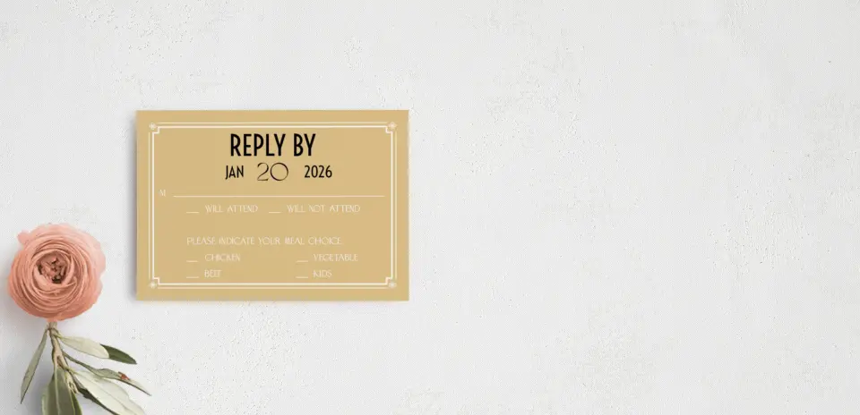 RSVP Postcard