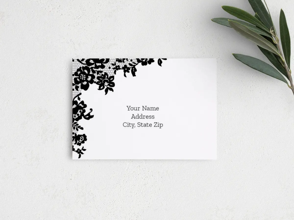 RSVP Postcard Mailing Side