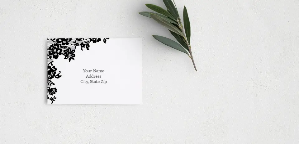 RSVP Postcard Mailing Side