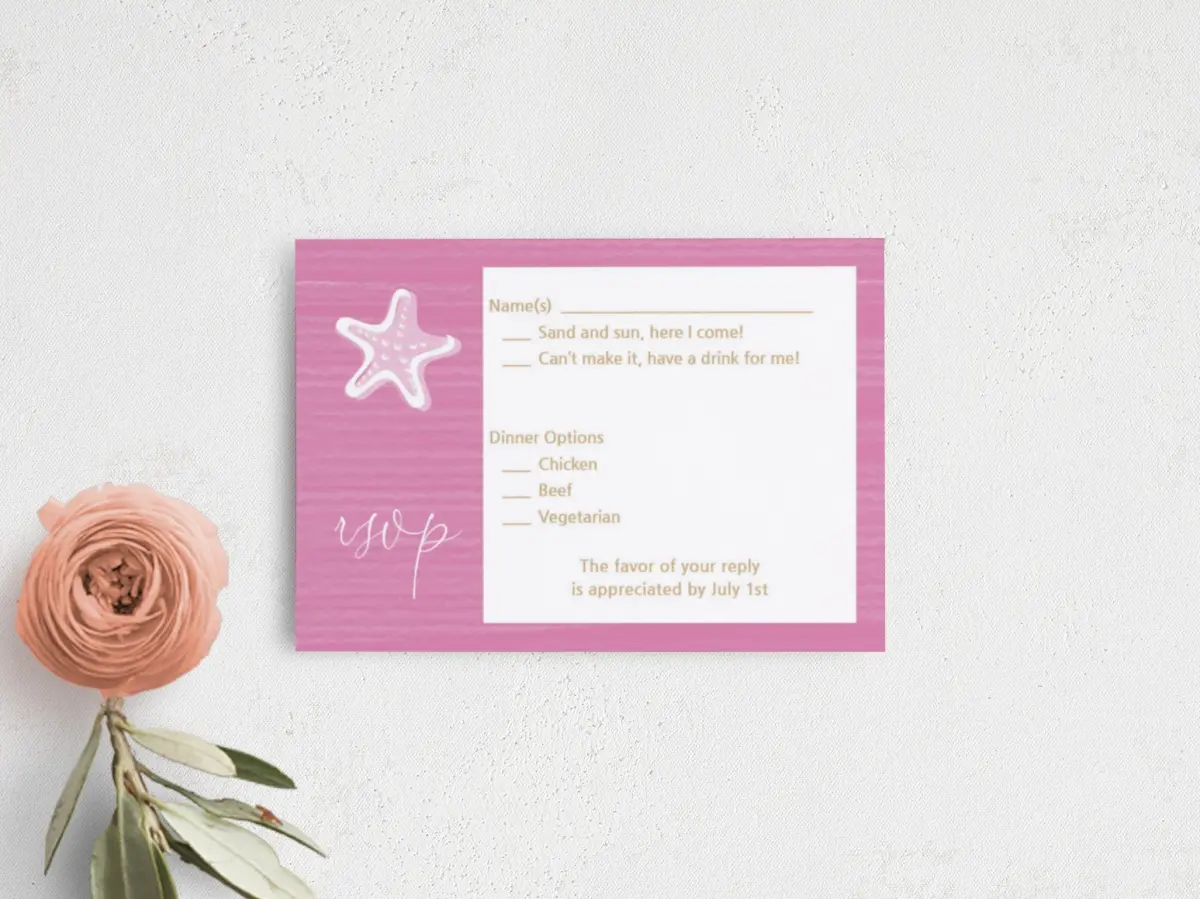 RSVP Postcard