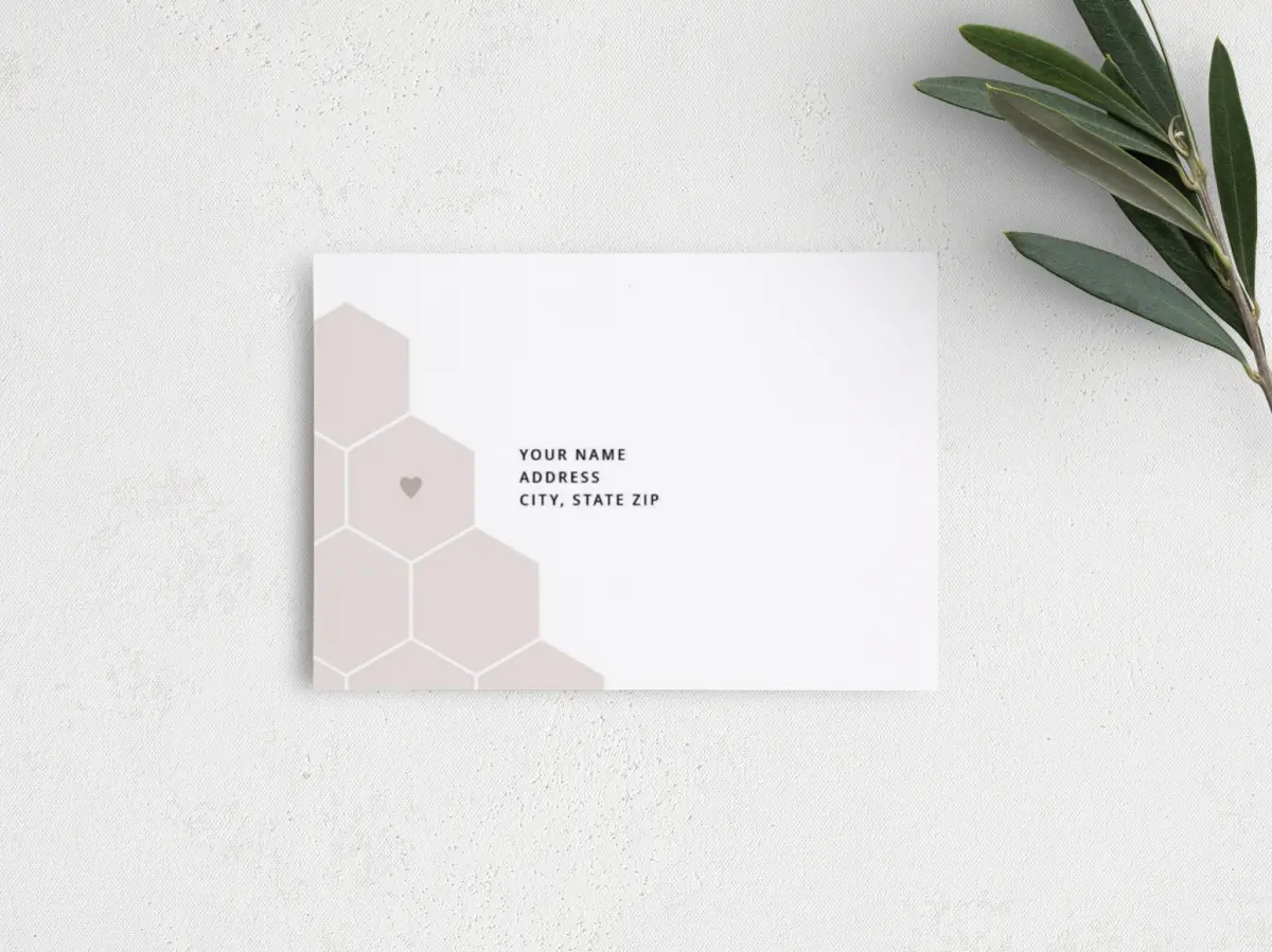 RSVP Postcard Mailing Side