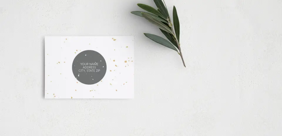 RSVP Postcard Mailing Side