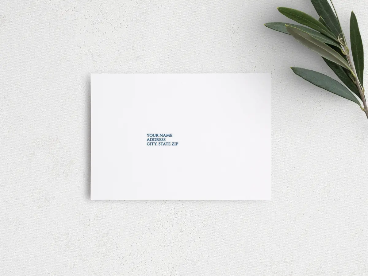 RSVP Postcard Mailing Side