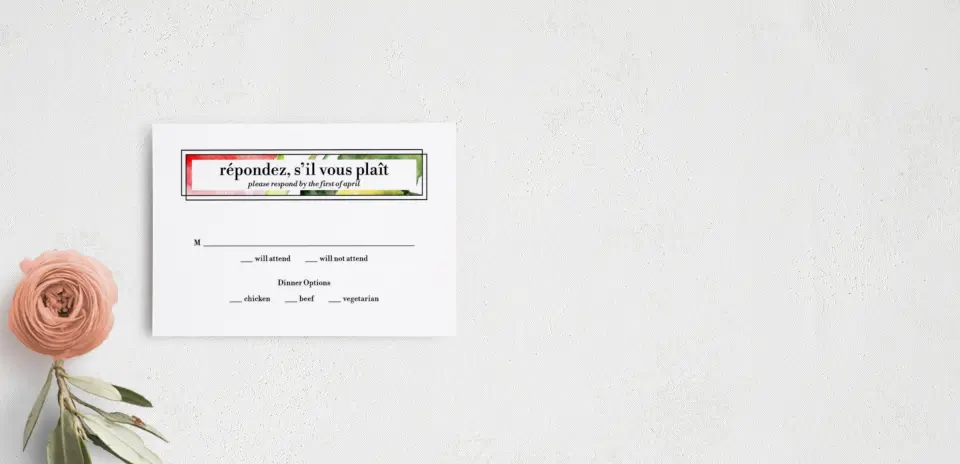 RSVP Postcard