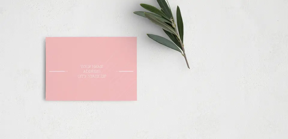 RSVP Postcard Mailing Side