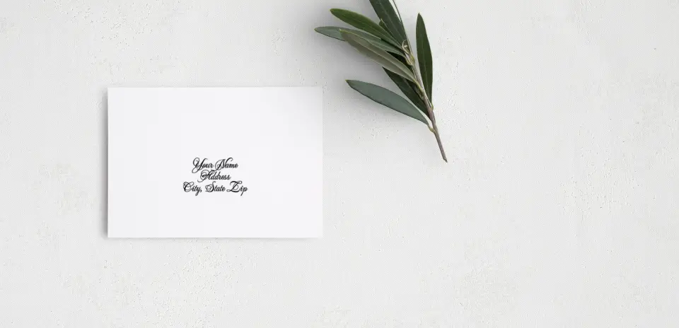 RSVP Postcard Mailing Side