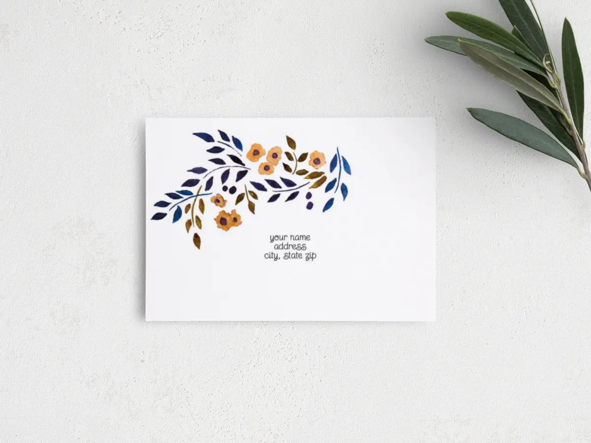 RSVP Postcard Mailing Side