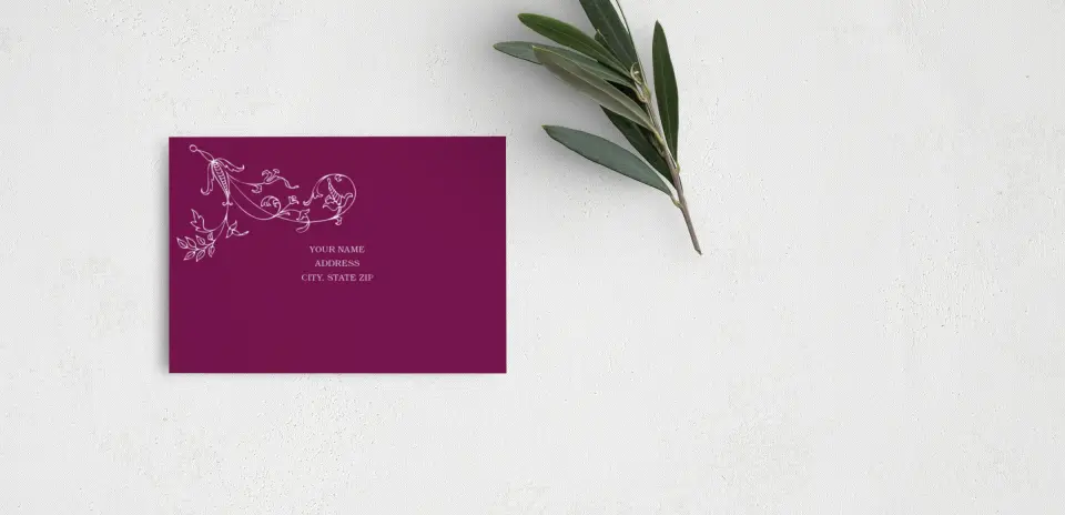 RSVP Postcard Mailing Side