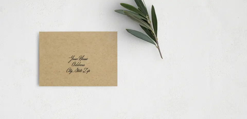 RSVP Postcard Mailing Side