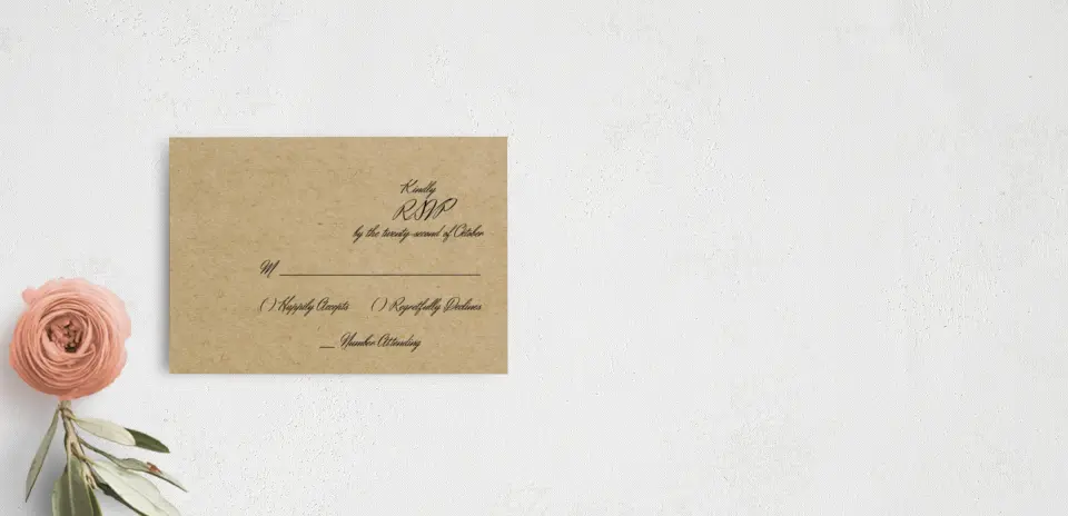 RSVP Postcard