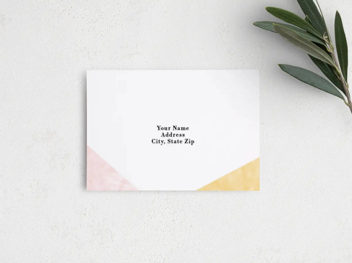 RSVP Postcard Mailing Side