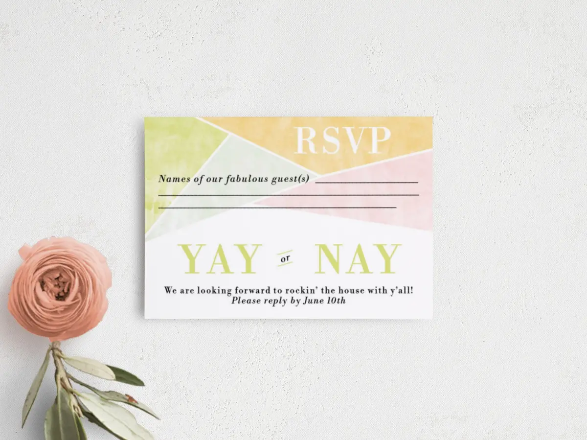 RSVP Postcard
