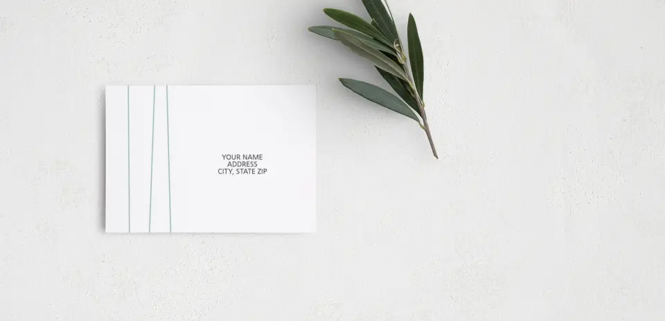 RSVP Postcard Mailing Side