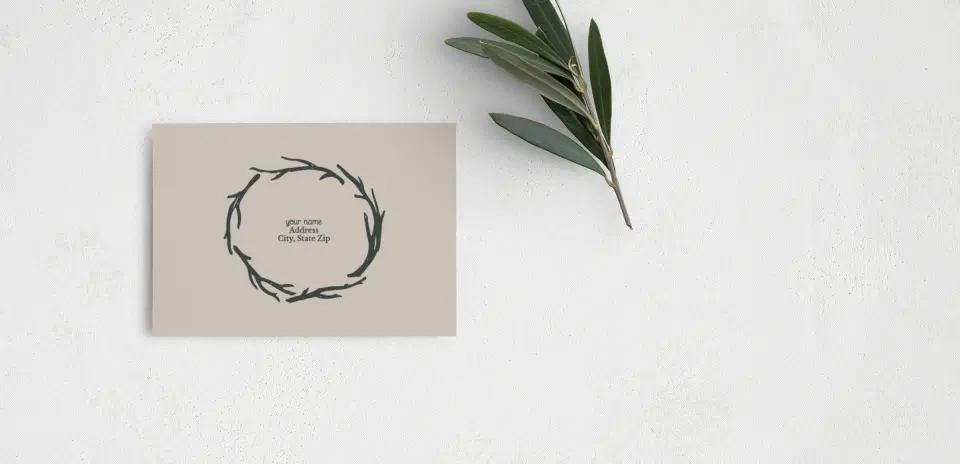 RSVP Postcard Mailing Side