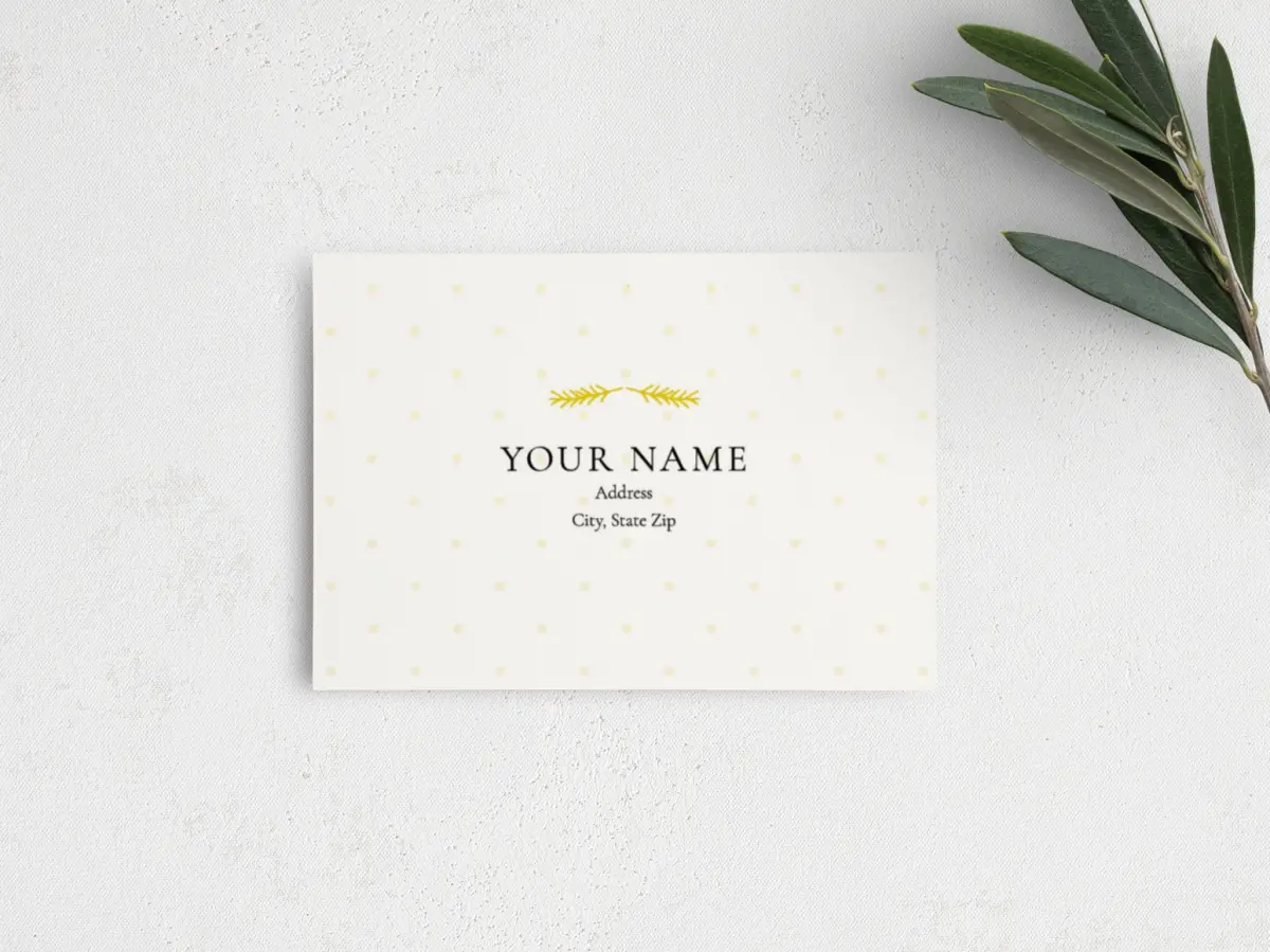 RSVP Postcard Mailing Side