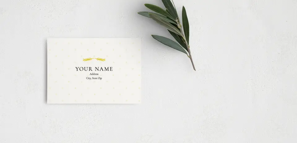 RSVP Postcard Mailing Side