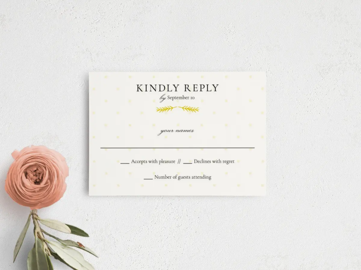RSVP Postcard