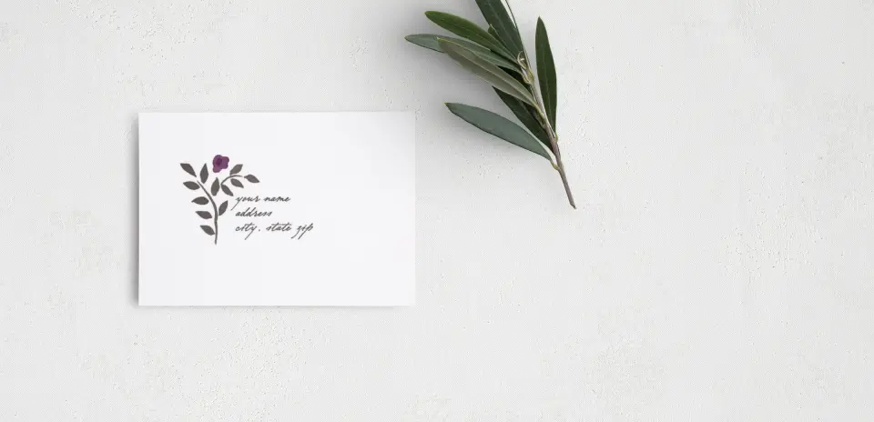 RSVP Postcard Mailing Side