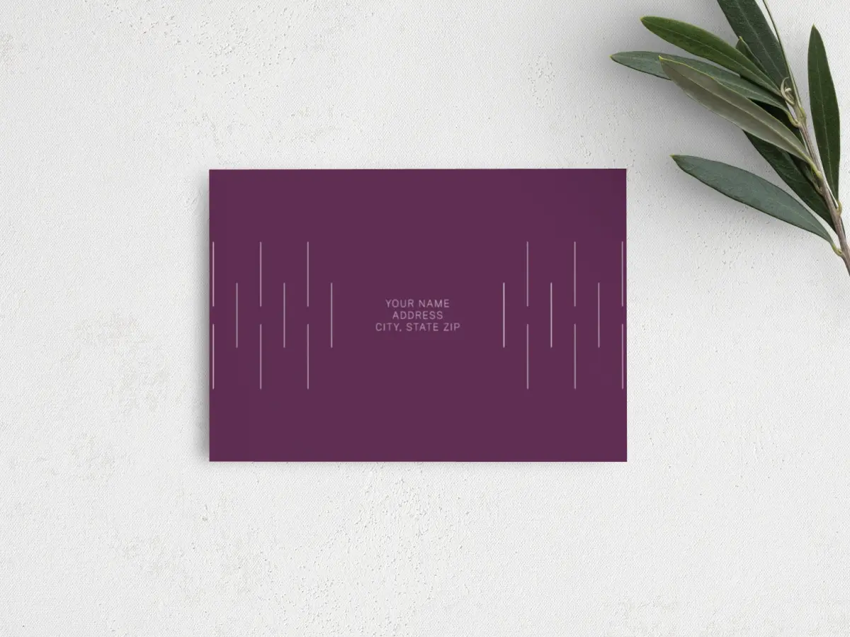 RSVP Postcard Mailing Side