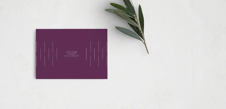 RSVP Postcard Mailing Side