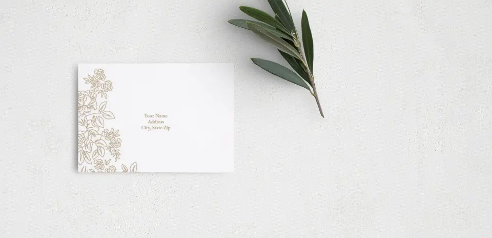 RSVP Postcard Mailing Side