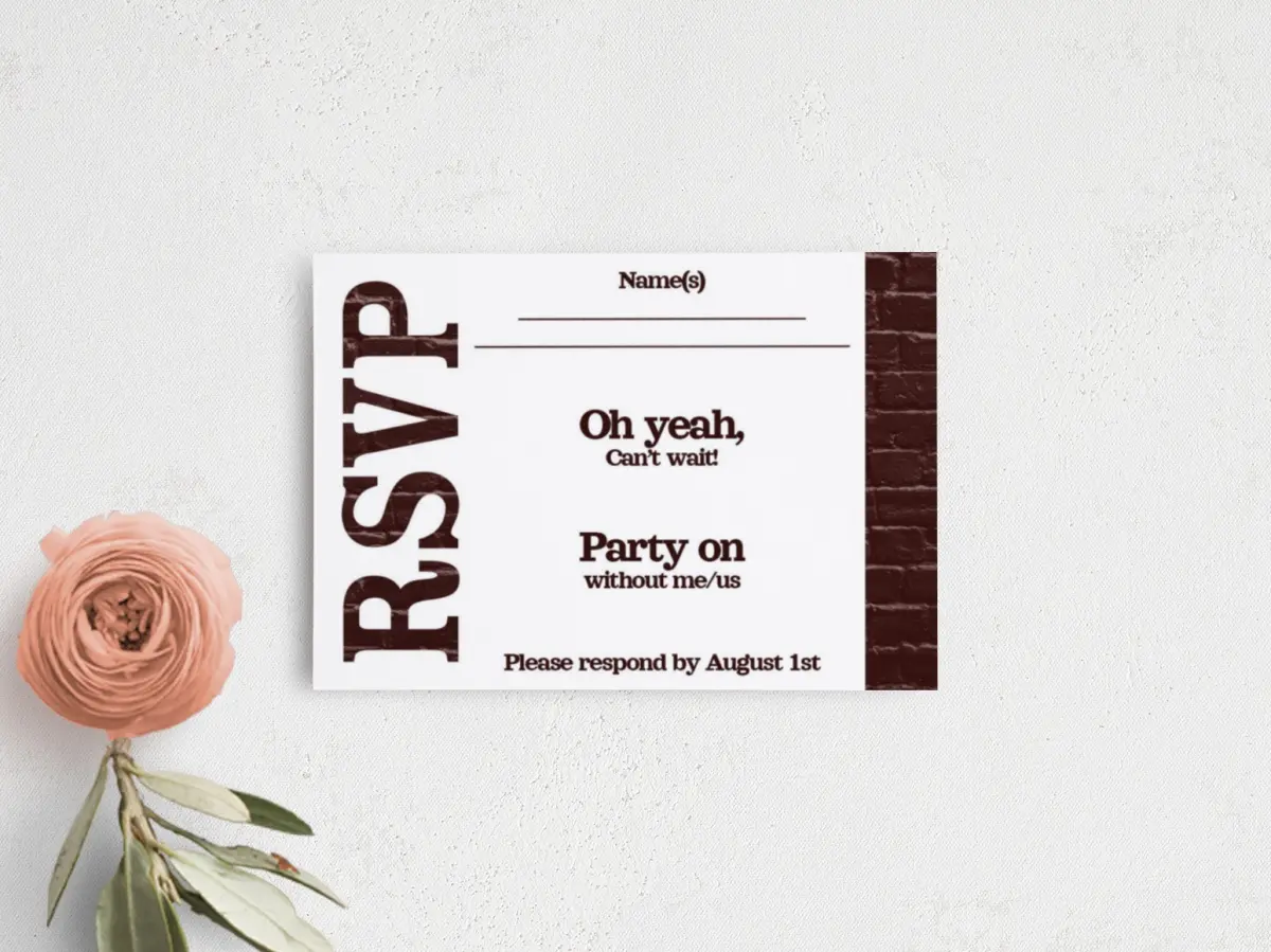 RSVP Postcard