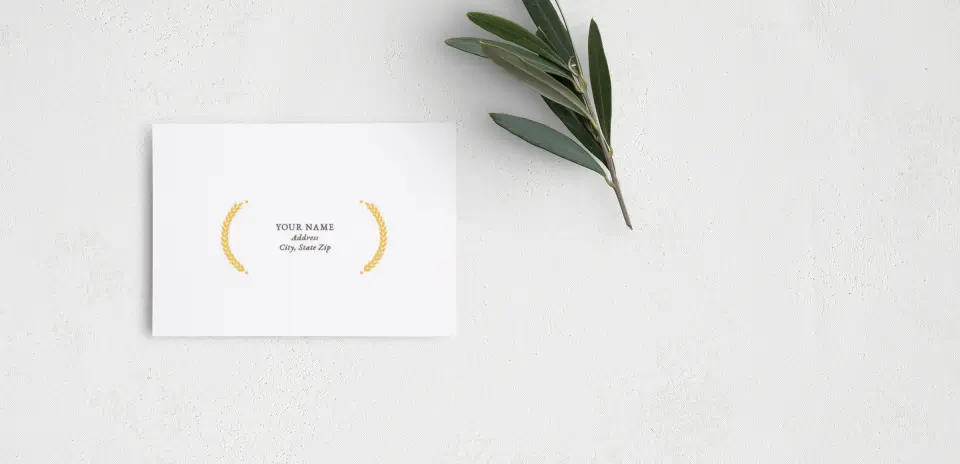 RSVP Postcard Mailing Side