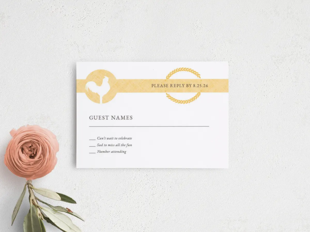 RSVP Postcard