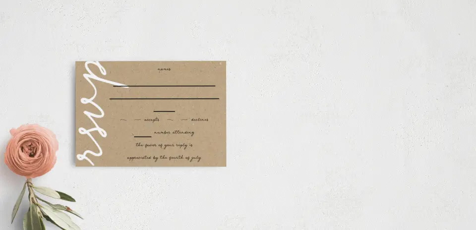 RSVP Postcard