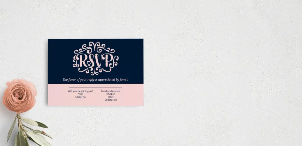 RSVP Postcard