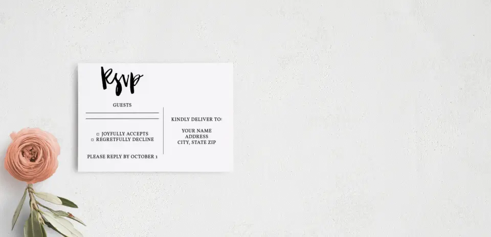 RSVP Postcard