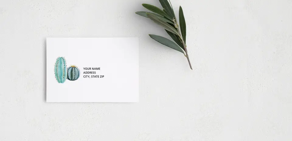 RSVP Postcard Mailing Side