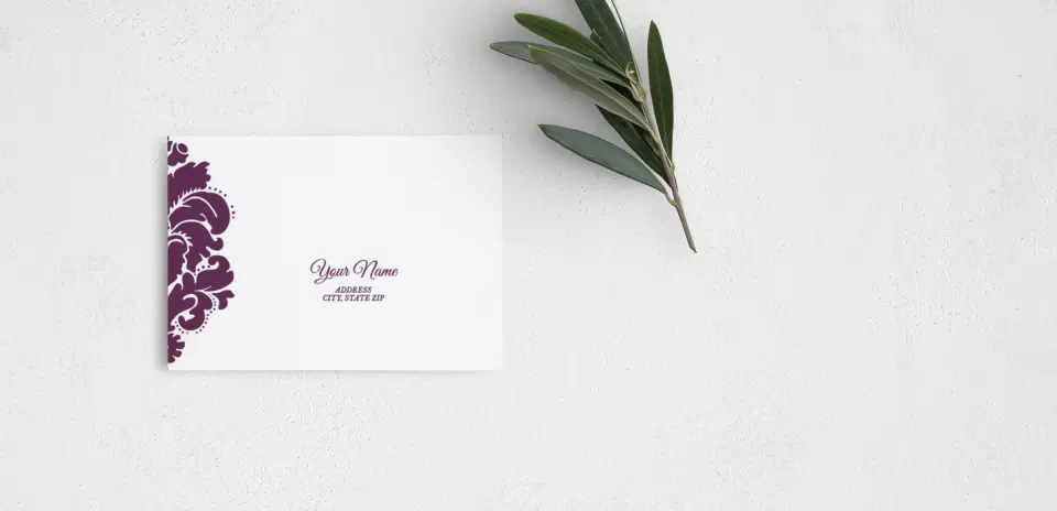 RSVP Postcard Mailing Side