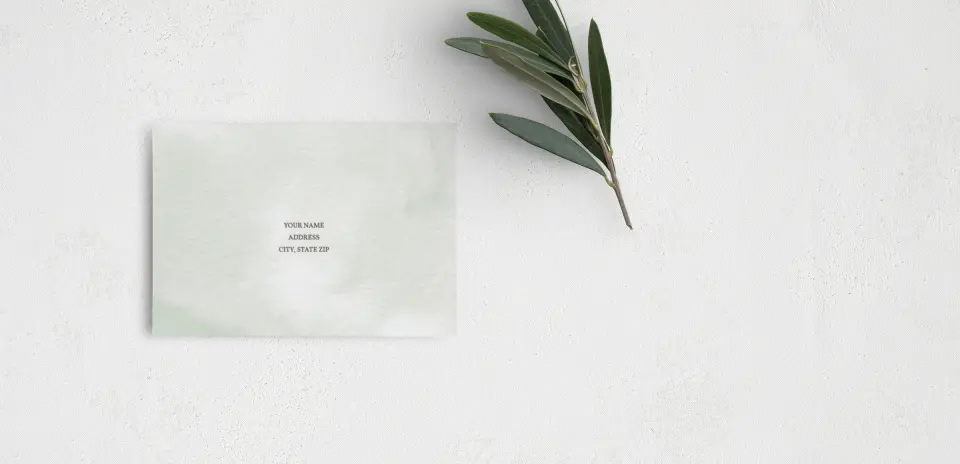 RSVP Postcard Mailing Side