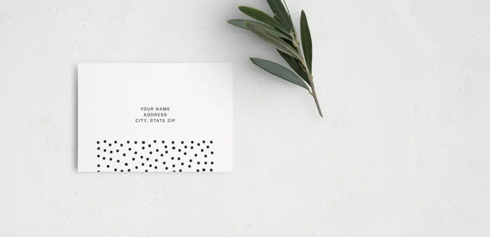 RSVP Postcard Mailing Side