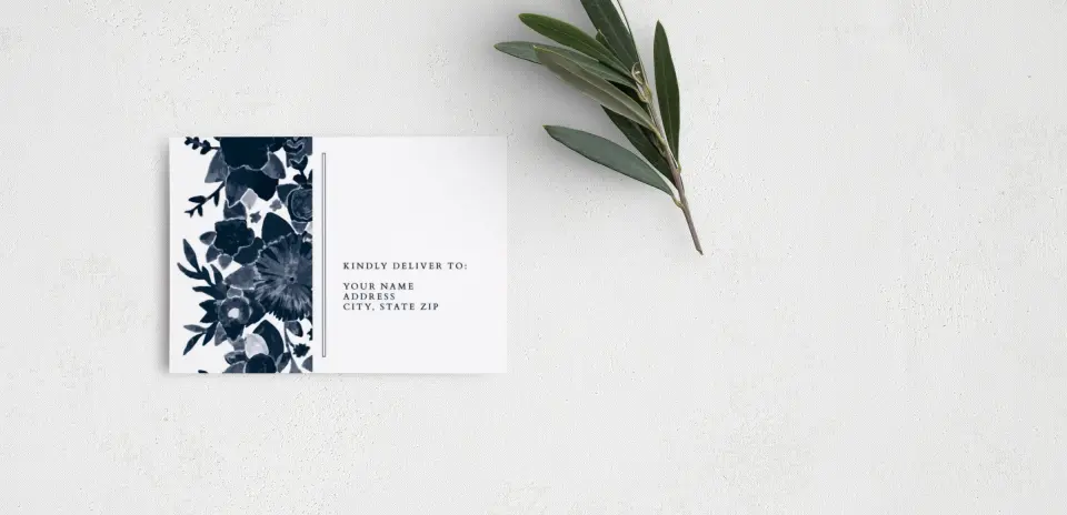 RSVP Postcard Mailing Side