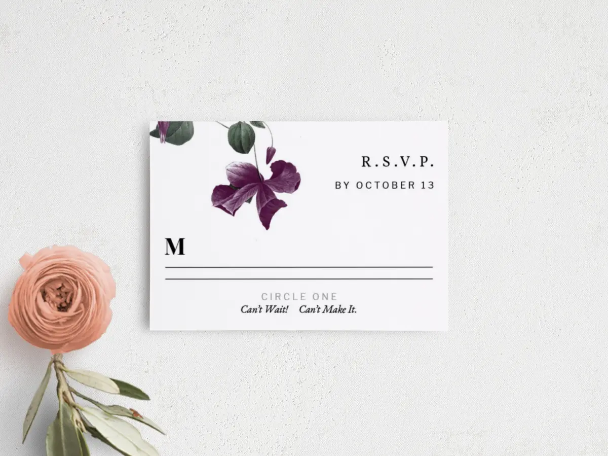 RSVP Postcard