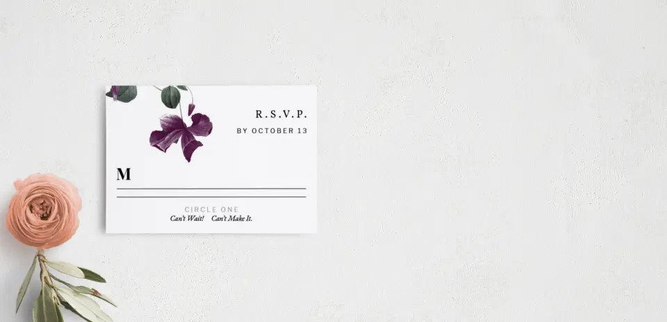 RSVP Postcard