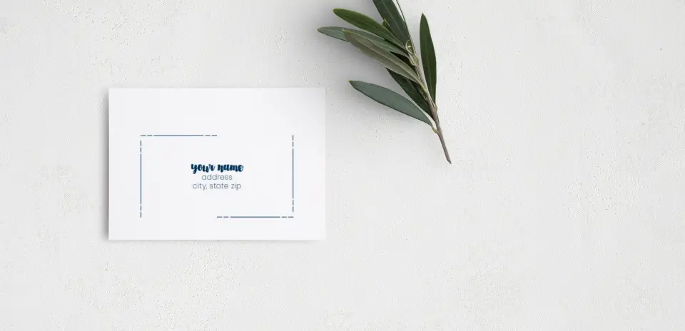 RSVP Postcard Mailing Side