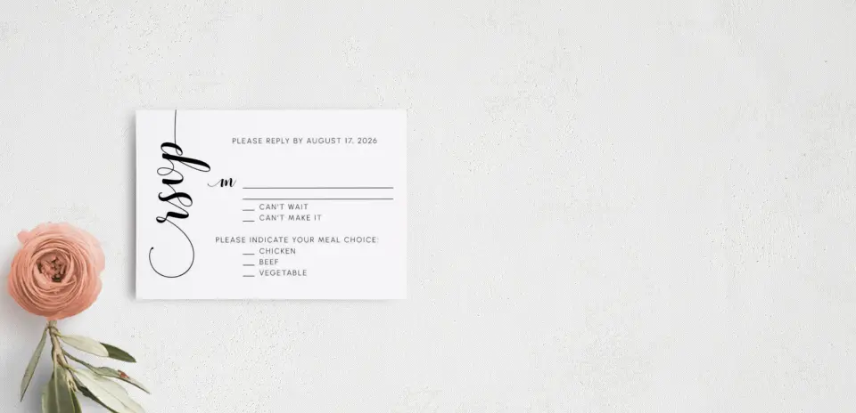 RSVP Postcard