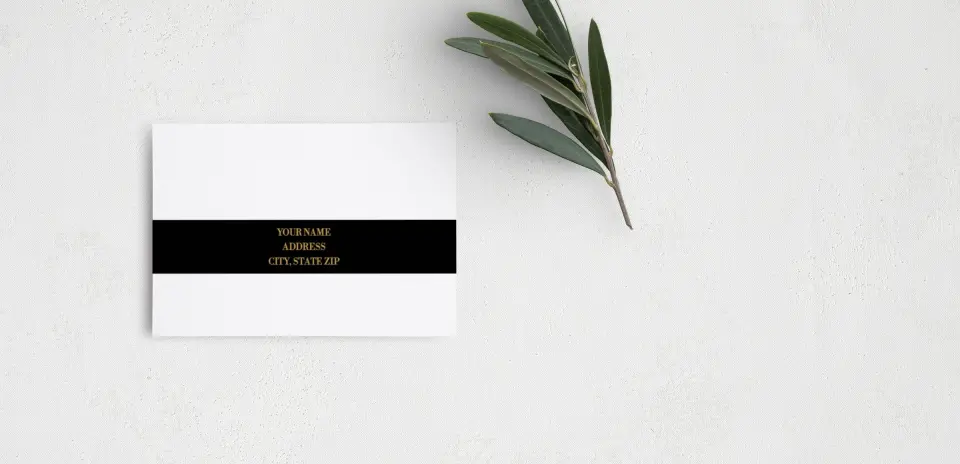 RSVP Postcard Mailing Side
