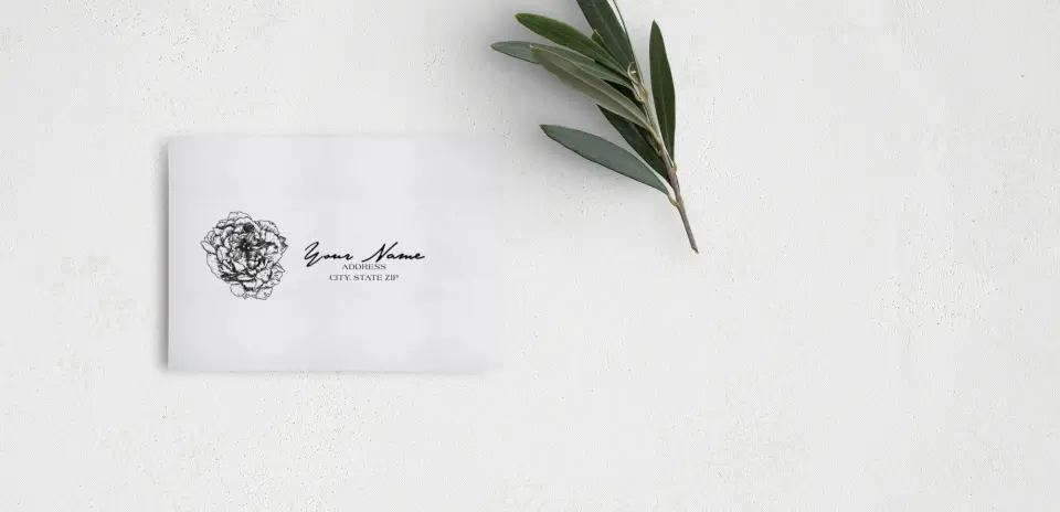 RSVP Postcard Mailing Side